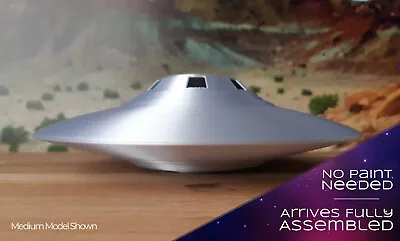 Bob Lazar Inspired UFO Model S4/Area 51 - Retro / Sci Fi / Geek Gift -3D Printed • £14.99