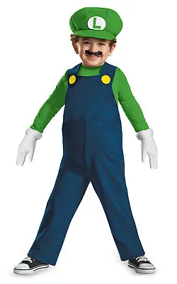 Luigi Toddler Costume Super Mario Brothers Halloween • $50.99