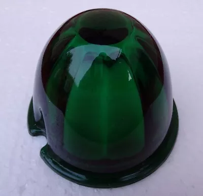Vintage Green Glass Watermelon Lenses For Cab Lights Kenworth Autocar Peterbilt • $15.99