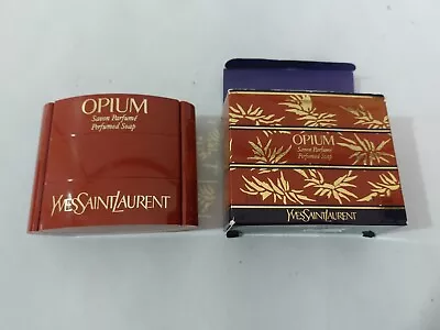 Vintage Yves Saint Laurent Opium 100g Perfumed Soap (new With Box) • £60