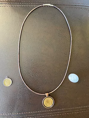 French Coin Necklace /Jewelry-Attention Francophiles! • $12