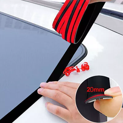 Car Parts Window Rubber Weather Seal Strip Noise Insulation Weatherstrip Trims • $11.59