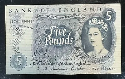 Old Five £5 Pound Note Excellent Condition • £30