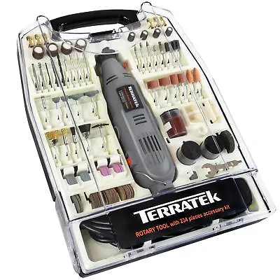 234pc Rotary Multi Tool Set & Accessories Mini Drill Hobby Dremel Compatible • $41.01