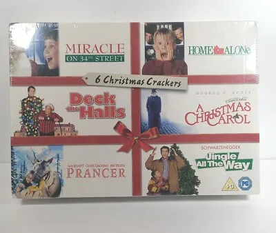 DVD Boxset 6 Christmas Crackers: Miracle On 34th Street Home Alone & More NEW! • £9.95