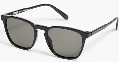 J.Crew Square Keyhole Sunglasses 100%UV Protection NWT$39.50 Black Lightweight • $16.77