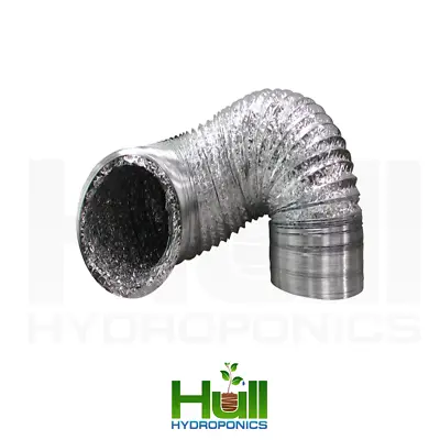 Silver Aluminium Ducting - 5m Or 10m Hydroponics Ventilation Pipe  • £11.95