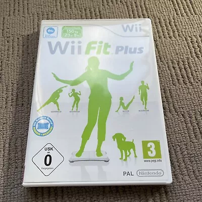 Wii Fit Plus Nintendo Wii PAL - AU SELLER - INCL MANUAL - FREE POSTAGE - AUSPOST • $7.69