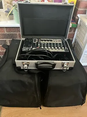 Pa System Speakers New / Stagepas 500 Mixer Used/ New Bags • £200