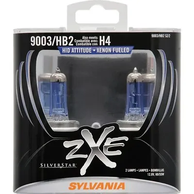 Sylvania Silverstar ZXE 9003/H4 Pair Set Headlight Bulbs Xenon Fueled • $35