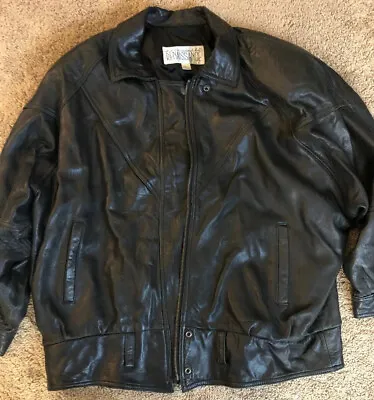 La Nauvelle Renaissance Leather Jacket Mens Large • $29.99