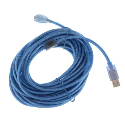 $21.24 • Buy Durable 10m/32Feet USB 2.0 A Male To A Female Extension Cable Cord Blue