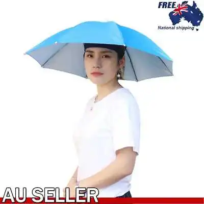 $10.50 • Buy Outdoor Head-Mounted Foldable Fishing Cycling Hiking Camping Shade Umbrella Hat