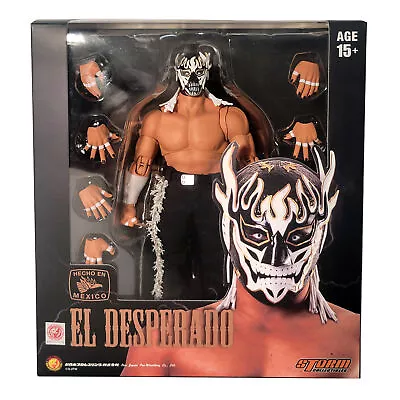 El Desperado (White Mask) - New Japan    New Japan Toy Wrestling Figure • $58.99