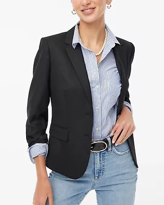 J.Crew $198 Original Schoolboy Blazer Black Size 18 • $53.40