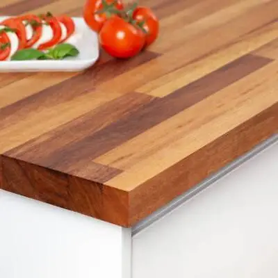 Iroko Worktops - Solid Wood Worktop Kitchen Breakfast Bars Real Solid Timber • £43.94