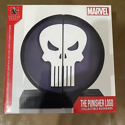 The Punisher Logo Bookends Gentle Giant Statue BRAND NEW Marvel Book Ends #1556 • $29.99