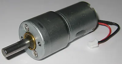 500 RPM High Torque Gearhead Motor - 3 To 12 V DC -  6mm D Shaft - M3 Mount • $11.95