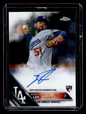 2016 Topps Chrome Zach Lee Autograph #RA-ZL • $2.99