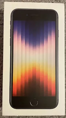 Apple IPhone SE 2022 3rd Gen 64GB - BOX ONLY & CABLE ONLY- Midnight • $13.99