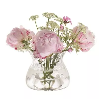 Dartington - Florabundance Crystal Settle Optic Vase 13cm (Made In The U.K.) • $87