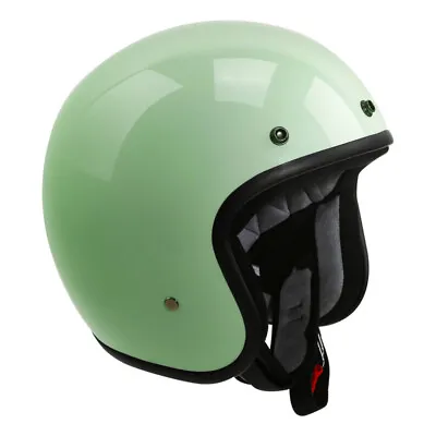 Vintage Cruiser 3/4 Open Face Scooter Motorcycle Helmet DOT Retro Cafe Racer NEW • $39.99