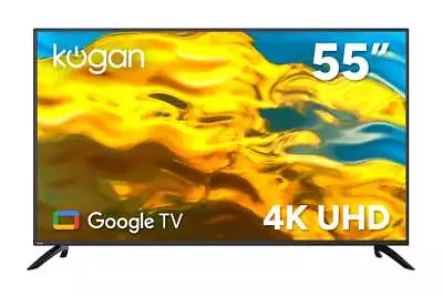 Kogan 55  LED 4K Smart Google TV - U94T 55 Inch TVs TV & Home Theatre • $538