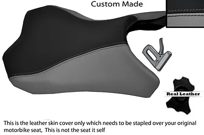 Grey & Black Custom Fits Kawasaki Z1000 10-13 Front Rider Leather Seat Cover • £144.61