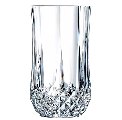 Longchamp Lead Free Crystal D'arques Highball Glass 12 Oz 5.2 H Brand New 1 Pc • $16.90