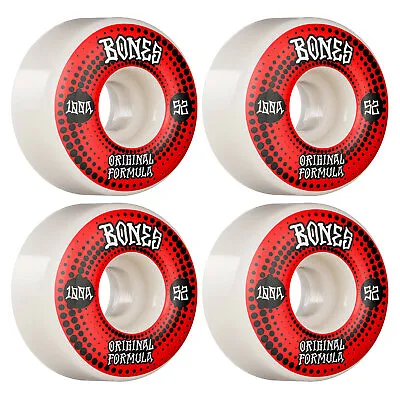 Bones Skateboard Wheels 52mm OG Formula V4 Wide 100A White • $27.95