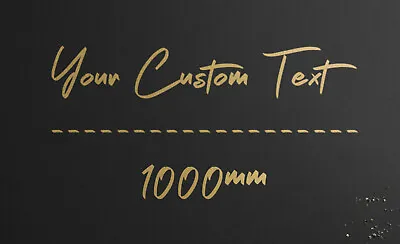 1000mm Personalised Custom Car Boat Windows Vinyl Decal Lettering Text Sticker • $29.15