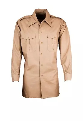 Fatigue Jungle Khaki Shirt Military Army Uniform Foreign Legion 1950s Era M47 • £15.75