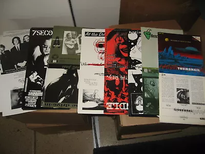 (3) Punk Rock 1990s-2000s 7  Record 45rpm Sleeve Posters Metal Unfolded New ART • $13.99