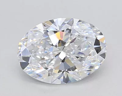 3.00 Carat Oval Cut IGI Certified Lab Grown Diamond E Color VVS1 Clarity Stone • $3518