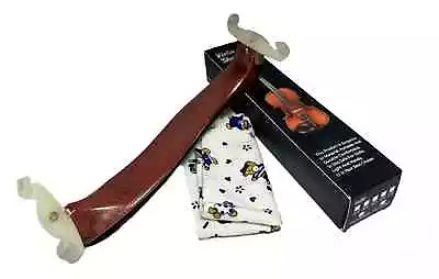 Violin Shoulder Rest 4/4 3/4 Adjustable Size Wood Black Foam 4/4-3/4 Collapsible • $16.90