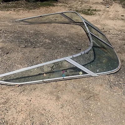 $1200 • Buy Chapparal  Boat Windshield Windscreen Glass Frame Curved Boat