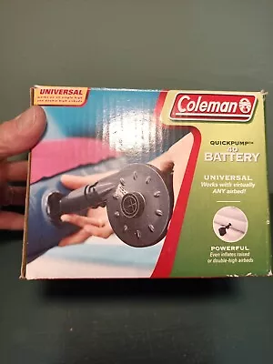 Coleman Quickpump 4D Handheld Battery Powered Air Pump For Inflatable Mattress • $14.99