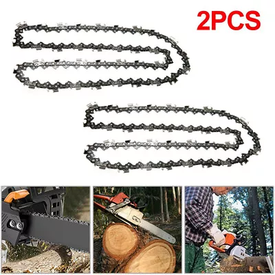 14inch 2pc 52 Drive 3/8 Pitch Links Chainsaw Saw Chain Parts Tool Chainsaw Blade • £8.35