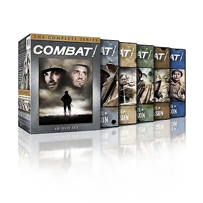 Combat!: The Complete Series Seasons 1-5 (DVD 2013 40-Disc Box Set) New Sealed • $69.80