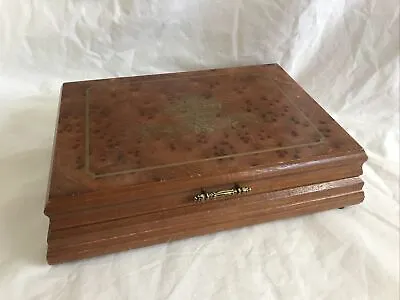 £24.95 • Buy Vintage Wooden Musical Jewellery Box, Elegant Jewellery Box, Wooden Detailed,