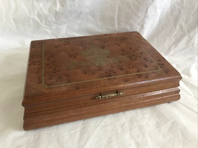£24.95 • Buy Vintage Wooden Musical Jewellery Box, Elegant Jewellery Box, Wooden Detailed,