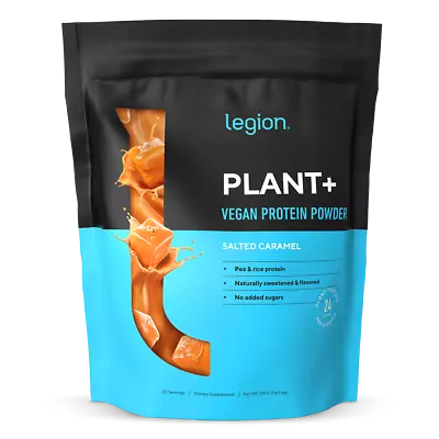 Legion Plant Protein Powder Salted Caramel 20 Servings • $49.99