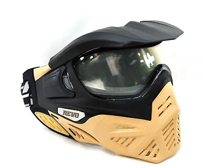 $59.95 • Buy V-Force Grill LE Pro Team REVO Paintball Mask Goggle Tan/Black W/ Clear & Titan