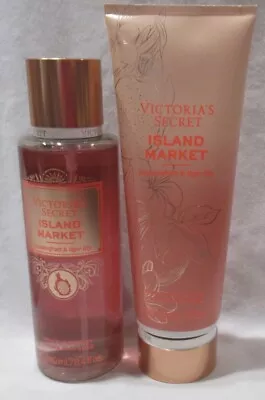 Victoria's Secret Fragrance Mist & Lotion Set Lot Of 2 ISLAND MARKET Tiger Lily • $37.65