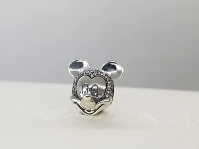 Authentic Pandora Disney Shimmering Mickey Mouse Portrait Clip  Bead Charm • $26.99