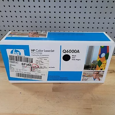 Genuine HP - 124A Black Toner - Q6000A - NEW - Sealed Box - HP Hologram SEALED • $29.99