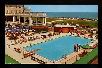 New Jersey NJ Postcard Spring Lake Beach Monmouth Hotel Pool Chrome  • $4.99