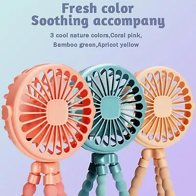 USB Flexible Mini Handheld Fans Fan Portable Octopus Clip-on Baby Stroller For • $18.99