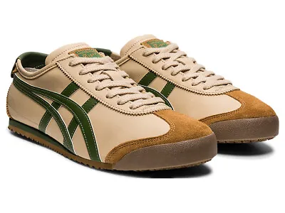 Onitsuka Tiger MEXICO 66 Sneakers Unisex 1183C102 BEIGE X GRASS GREEN • $278.41