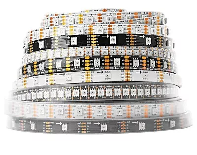 RGB Strip Lighting White Black PCB Electric Light Lamps Modern Decorational Part • $128.34